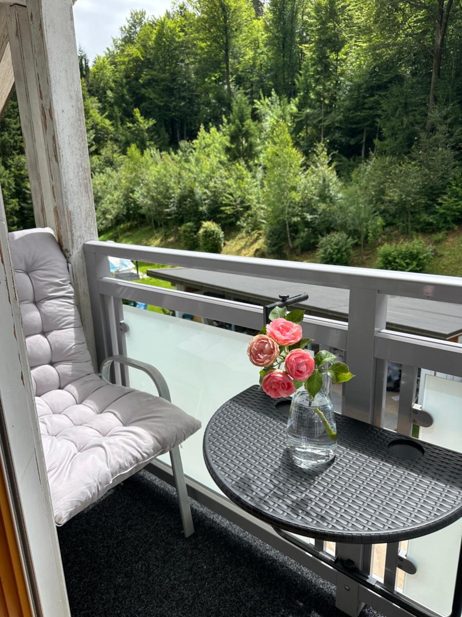 Ferienwohnung Waldblick, Faaker See Oberaichwald  Exterior foto